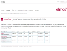 Tablet Screenshot of partial-networking.elmos.com